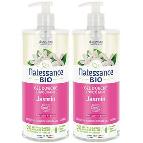 Natessance Gel Douche Jasmin Bio Sans Sulfate 1 L