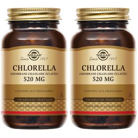 Solgar Chlorella - Detox - Elimination des toxines - Vitalité - 100 gélules végétales