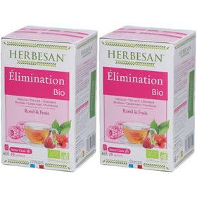 Herbesan Infusion Bio Hibiscus Goût Framboise Citron