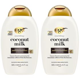 Ogx Shampooing Lait De Coco - Cheveux Secs & Tres Secs - 385 Ml