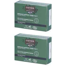 CATTIER Nettoyant Exfoliant Visage 2 en 1