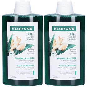 KLORANE Anti-Pelliculaire Shampoing Traitant et Rééquilibrant 400 ml