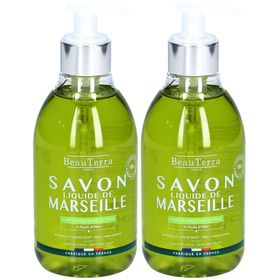 BeauTerra Savon Liquide de Marseille - Menthe Citron