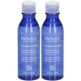 MELVITA Démaquillant Yeux Bi-Phase Waterproof Bouquet Floral