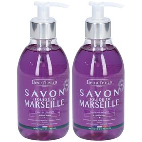 BeauTerra Savon Liquide de Marseille - Lavande