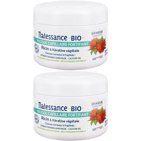 Natessance Masque Capillaire Fortifiant Ricin Bio et Kératine Végétale