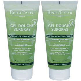 BeauTerra Gel Douche Surgras - Verveine Citron