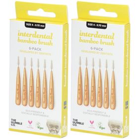 The Humble Co. Humble Interdental Brush® Brossette interdentaire en bambou Taille 4 - 0,7 mm