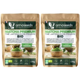 AROMASEEDS Thé Matcha Japonais en Poudre Bio Premium
