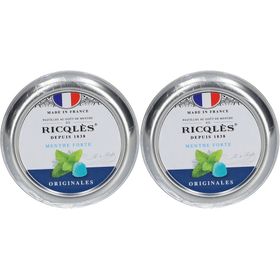 Ricqles Pastilles à la Menthe Forte - Fraîcheur & Gorge Sèche