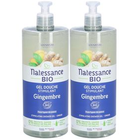 Natessance Gel Douche Stimulant Gingembre