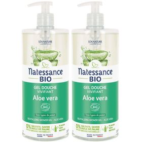 NATESSANCE Gel Douche Vivifiant Aloe Vera