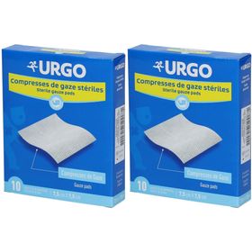 URGO Compresses stériles de gaze 7,5 cm x 7,5 cm