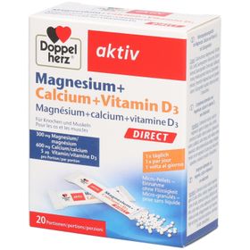 Doppel Herz Magnésium + Calcium + Vitamine D3