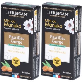 Herbesan Pastilles Gorge Miel de Manuka IAA 10+