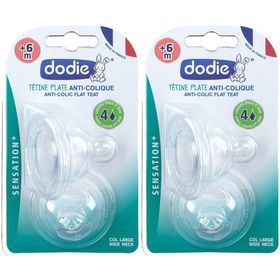 dodie® Sensation+ tétine en silicone 2ème âge débit 4