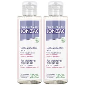 Jonzac Gel Micellaire Démaquillant Yeux Bio Peaux Intolérantes