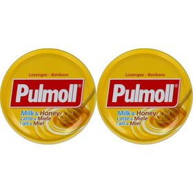 PULMOLL PAST LAIT/MIEL 75G x2