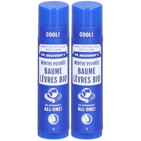 DR.BRONNER'S Stick à Lèvres Menthe Poivrée