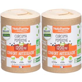 Nat&Form Curcuma Pipérine Bio Confort Articulaire
