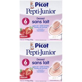 Picot Pepti Junior Dessert Sans Lait – Crème dessert fraise dès 6 mois