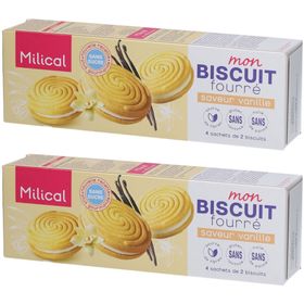 Milical Mon Biscuit Fourré Goût : Vanille