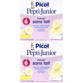 Picot Pepti Junior Dessert Sans Lait – Crème dessert banane dès 6 mois