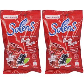SOLENS Bonbons Saveur Fruits Rouges Sans Sucres