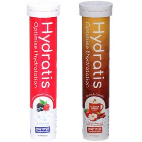 HYDRATIS Pastilles Hydratation Electrolytes Fruits des Bois + Pomme Cannelle