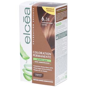 ELCEA Coloration Permanente Châtain Clair Cuivré – 6.34