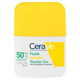 CeraVe Fluide Invisible Toucher Sec SPF50+ Peaux Normales à Grasses