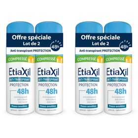 ETIAXIL Anti-Transpirant Protection 48h Compressé x2