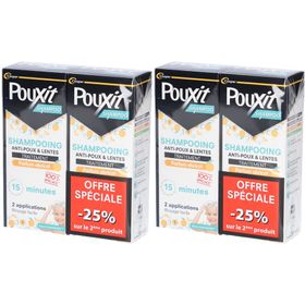 Pouxit Shampooing Anti-Poux et Lentes Parfum Abricot