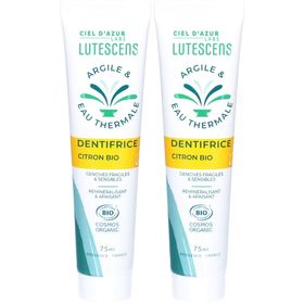 CIEL D'AZUR LUTESCENS Dentifrice Citron Bio