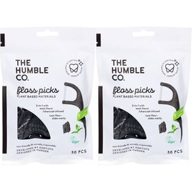 THE HUMBLE CO. Floss Picks Charcoal