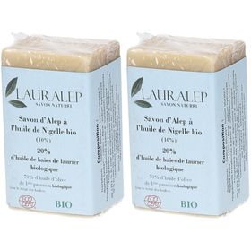 LAURALEP Savon d'Alep à l'Huile de Nigelle Bio