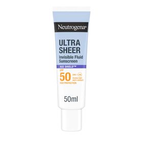 Neutrogena Ultra Sheer Solaire Fluide Invisible Anti-Âge SPF50