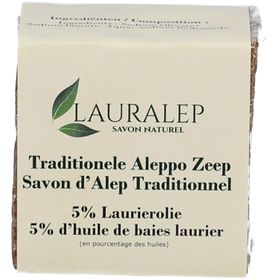 LAURALEP Savon d'Alep 5%