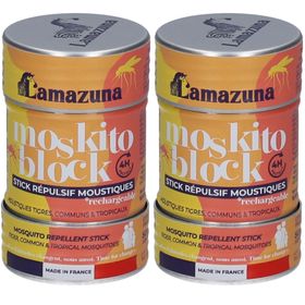 LAMAZUNA Moskito Block Stick Répulsif Moustiques