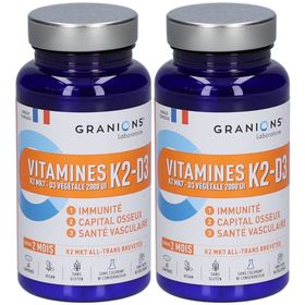 Granions Vitamines K2-D3 Végétale 2000 UI