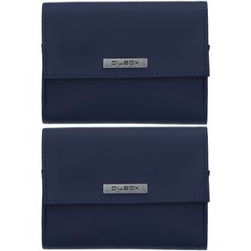 PILBOX LIBERTY ROUGE/MARINE - Pilulier hebdomadaire - 4 compartiments par jour - sécurité nuit