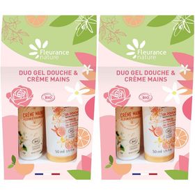 FLEURANCE Duo Gel Douche et Crème Mains Agrumes & Fleur d'Oranger