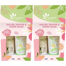 FLEURANCE Duo Gel Douche et Crème Mains Verveine