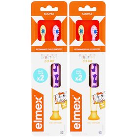 ELMEX Brosse à Dents Enfants 0-3 ans DUO