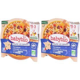 BABYBIO Macaroni Légumes du Soleil
