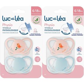 LUC ET LEA Duo de sucettes physiologiques – Oiseau