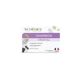 3 Chênes Charbon Végétal Confort Digestif