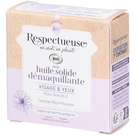 RESPESCTUEUSE Huile Démaquillante Solide