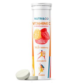 NUTRI&CO Vitamine C Goût Fraise-Citron