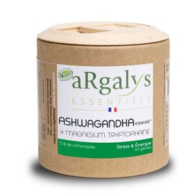 Argalys Ashwagandha KSM-66® + Magnésium & Tryptophane
